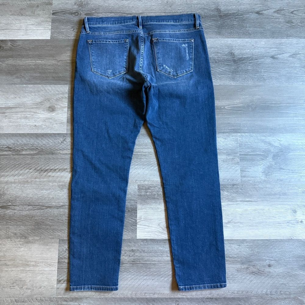 FRAME Le Garçon Straight Jeans 31 Waist Mid Rise Boho - Picture 7 of 13